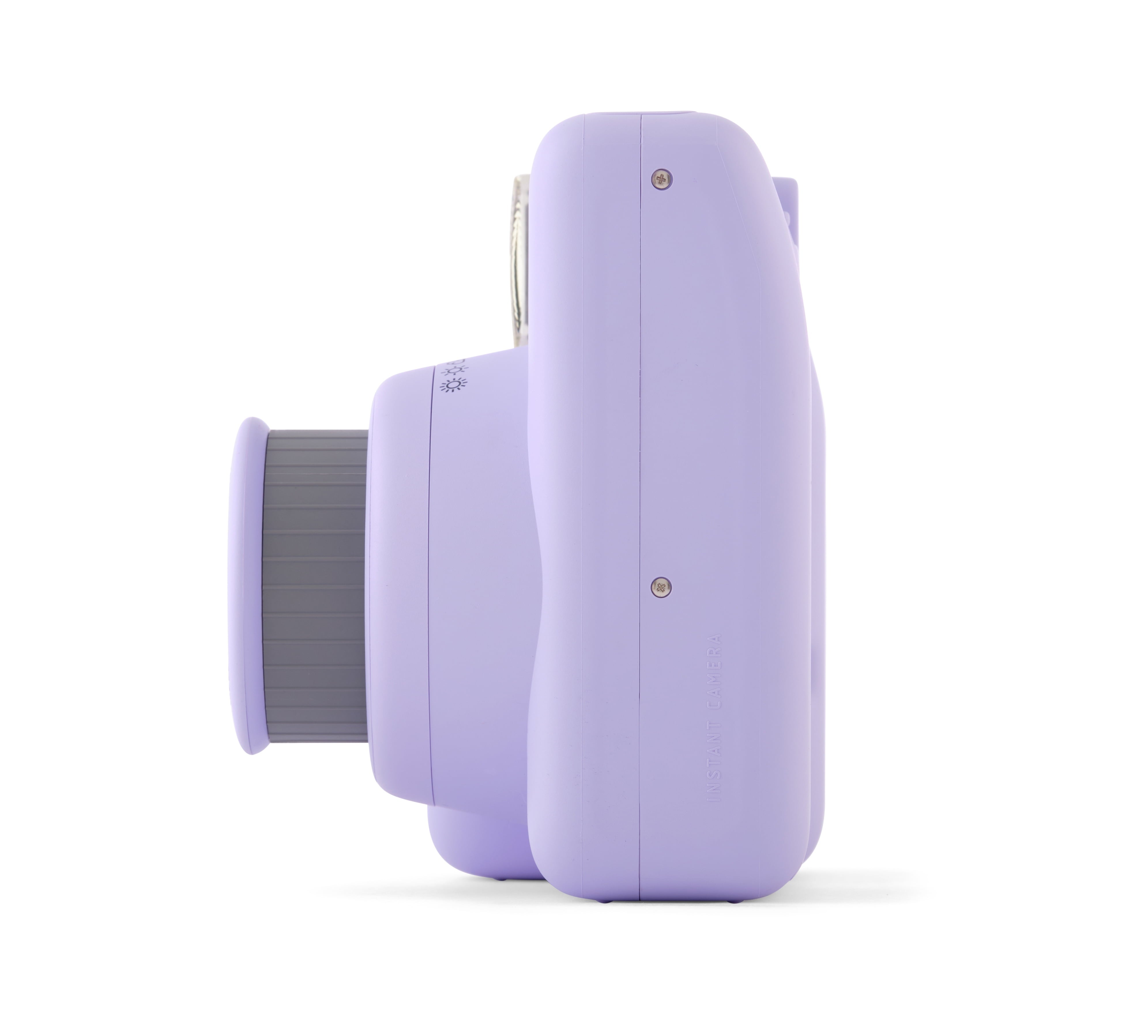 Capture Memories in Style: Instax Mini SE Instant Camera Bundle with 10 Bonus Mini Film - Lavender Edition!