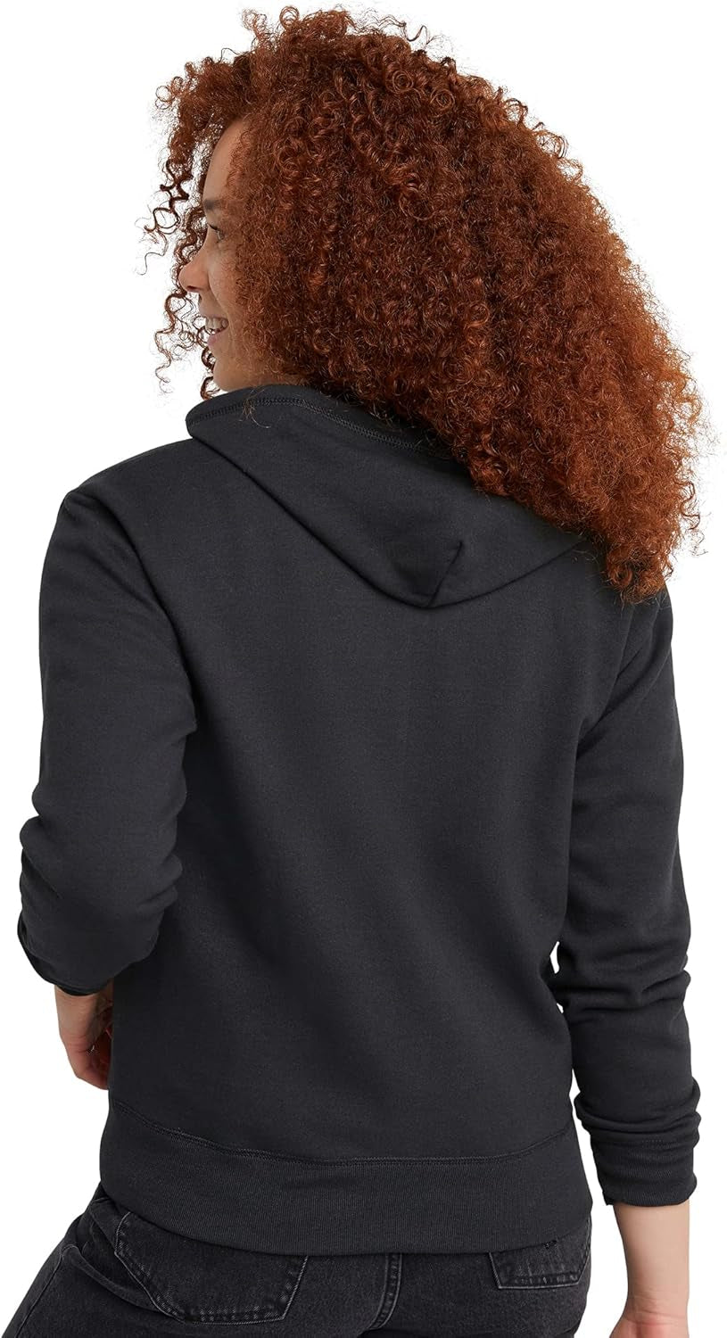 Ecosmart Women's Fleece Zip-Up Hoodie - Cozy and Stylish Full Sweatshirt