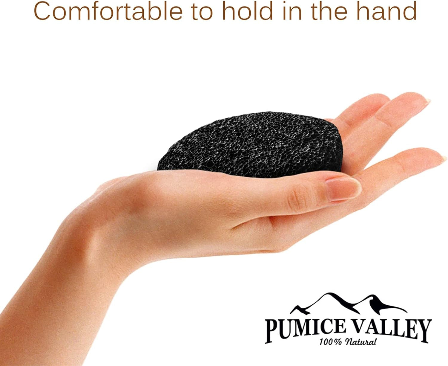 Natural Lava Pumice Stone - Ultimate Callus & Corn Remover for Smooth Feet and Heels - Exfoliating Pedicure Tool for Healthy Skin Care